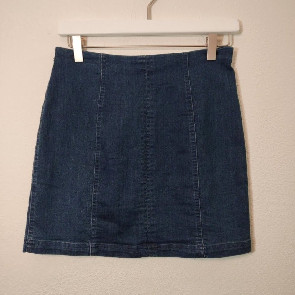 Altar'd State Denim Jean Mini Skirt M